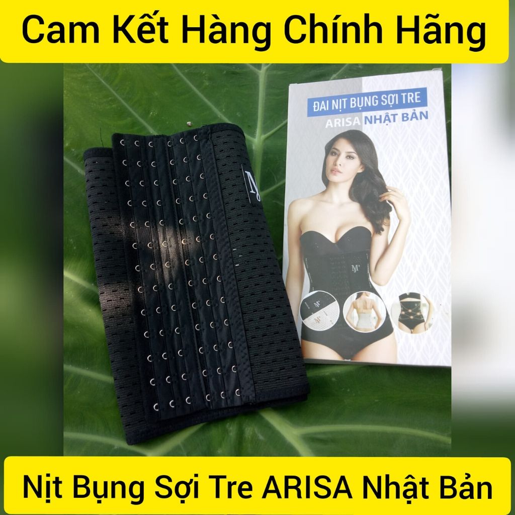 [Hàng Chuẩn Có Hộp] Đai nịt bụng định hình ARISA Nhật Bản, gen nịt bụng eo thon, đai nịt giữ dáng cực chuẩn, gen nịt bụng cao cấp giảm mỡ, đồ lót định hình, gen nit bung, dai nit bung giam mo eo thon cao cap, do lot dinh hinh