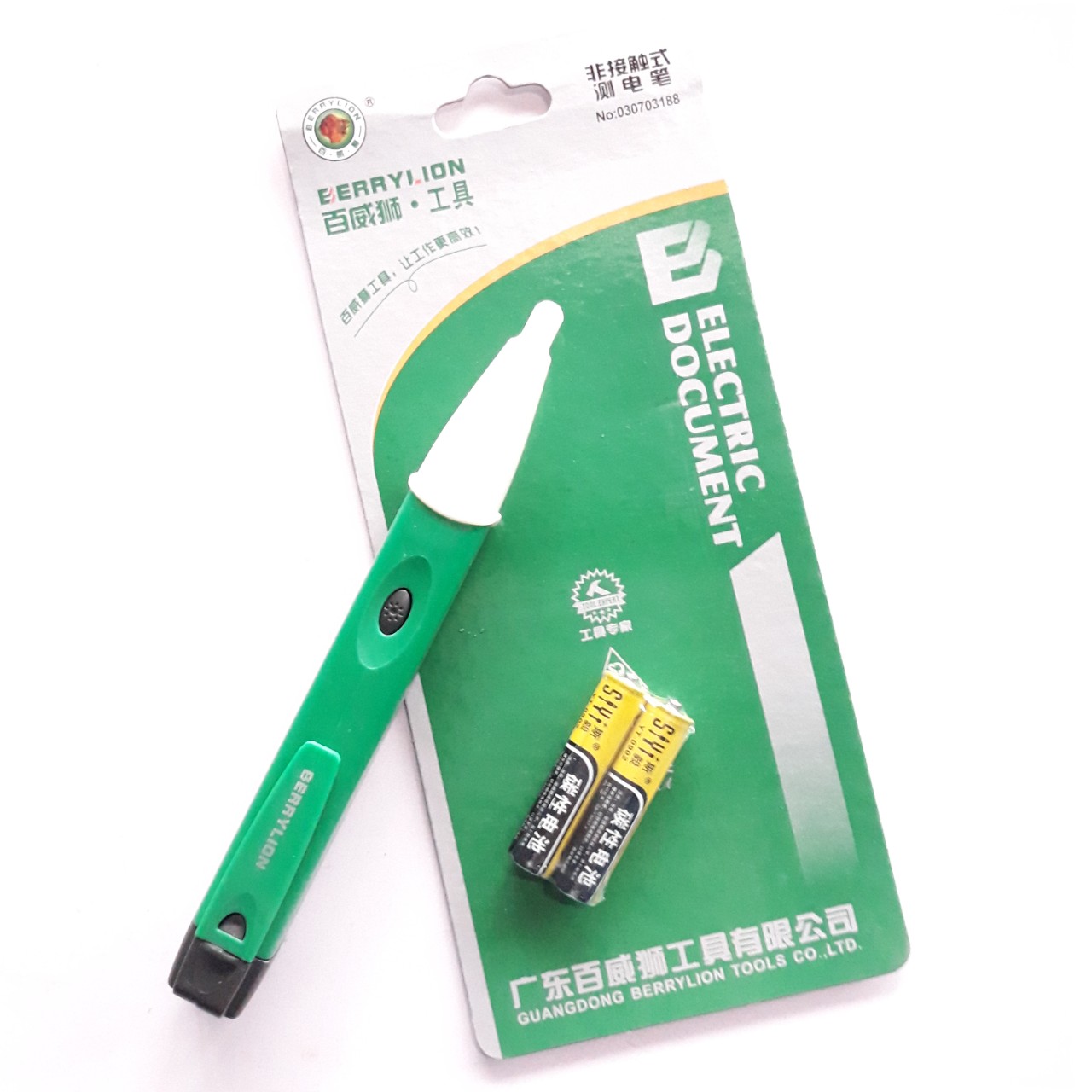 Bút dò điện sau tường cảm ứng hiệu berrylion - phát hiện điện hở - dò dây đứt ngầm