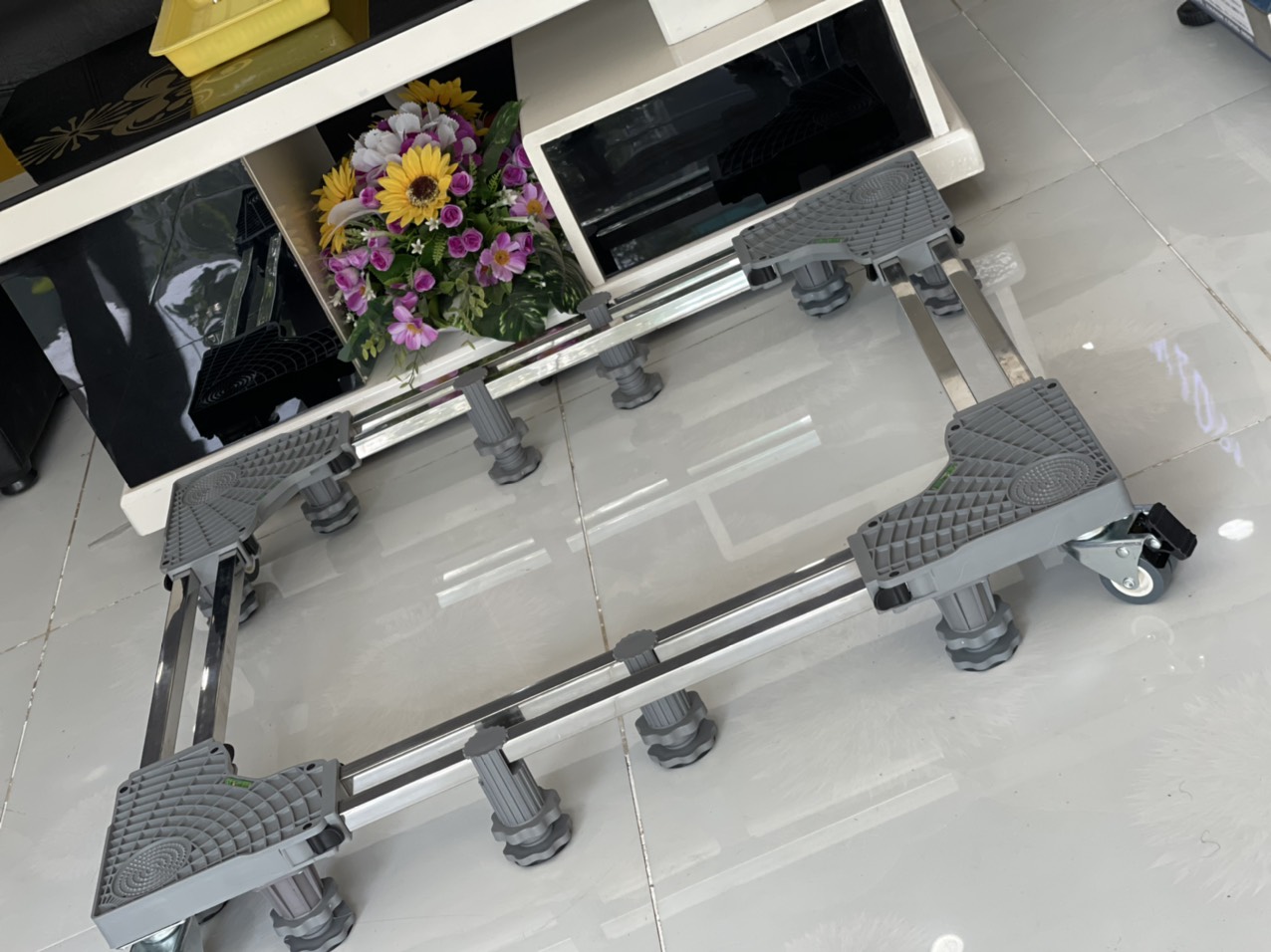 Chân tủ lạnh size lớn (65-98cm) ( NHẬP KHẨU)- bảo hành 12 tháng