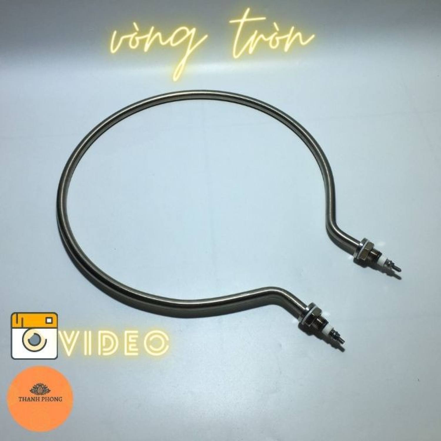 Thanh nhiệt điện trở vòng tròn inox 304 220v 380v