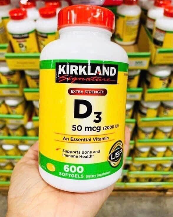Viên uống vitamin d3 2000 iu kirland signature viên thực phẩm chức năng mỹ