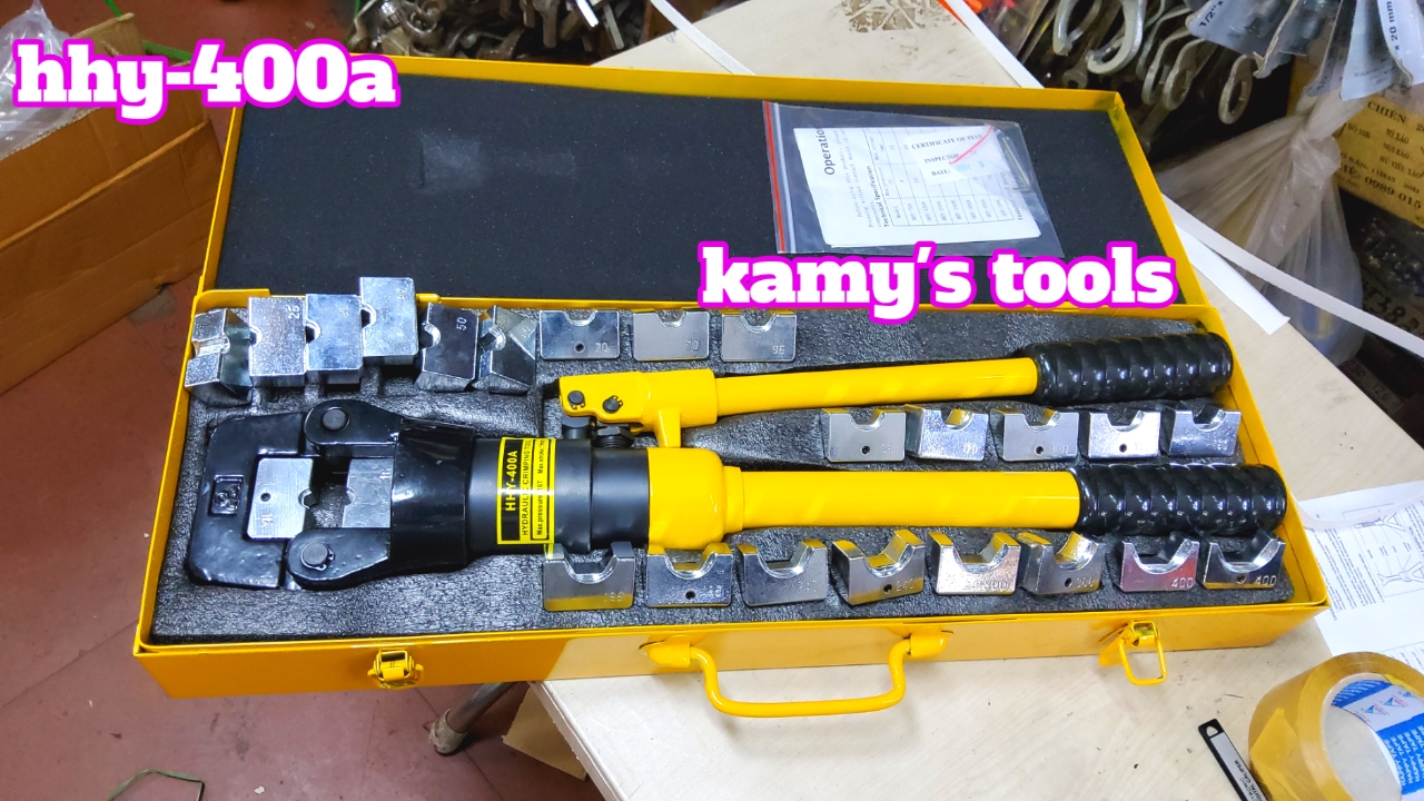 Kìm ép cos thủy lực HHY-400A ép từ 16-400mm2, kìm ép cốt