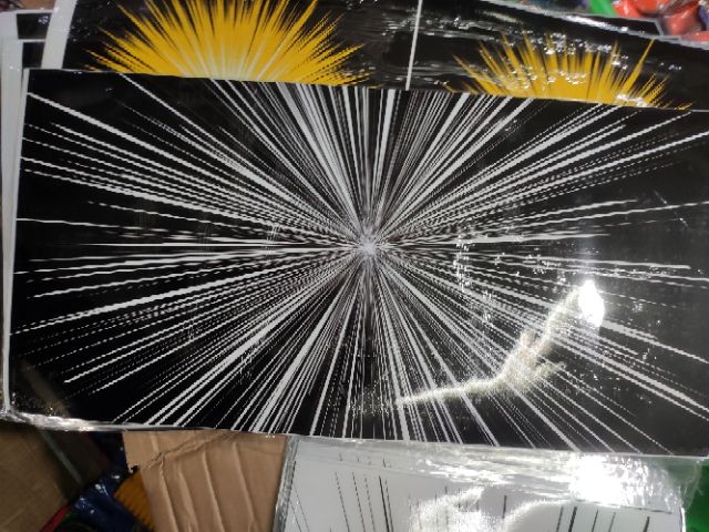 [ TIA ĐEN TRẮNG TO]Decal tia cao cấp, sắc nét dán biển và đèn trang trí Oto, xe máy