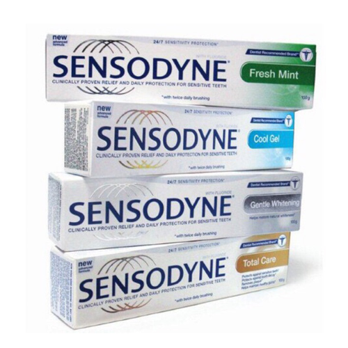 4 tuýp kem đánh răng Sensodyne. chống ê buốt Thái Lan 100g