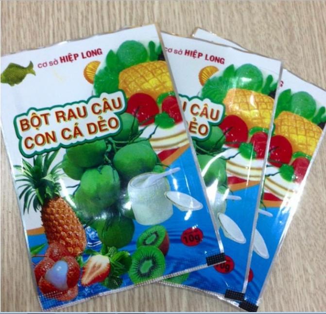 Combo 3 gói thạch rau câu con cá dẻo làm trà sữa