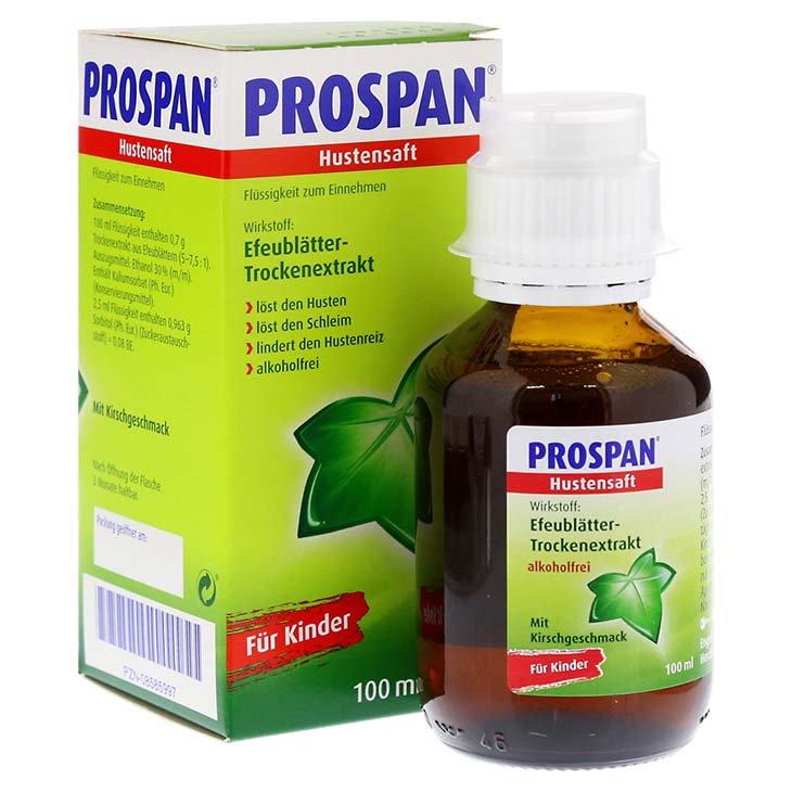 Siro hỗ trợ điều trị ho prospan đức/ pháp 100ml