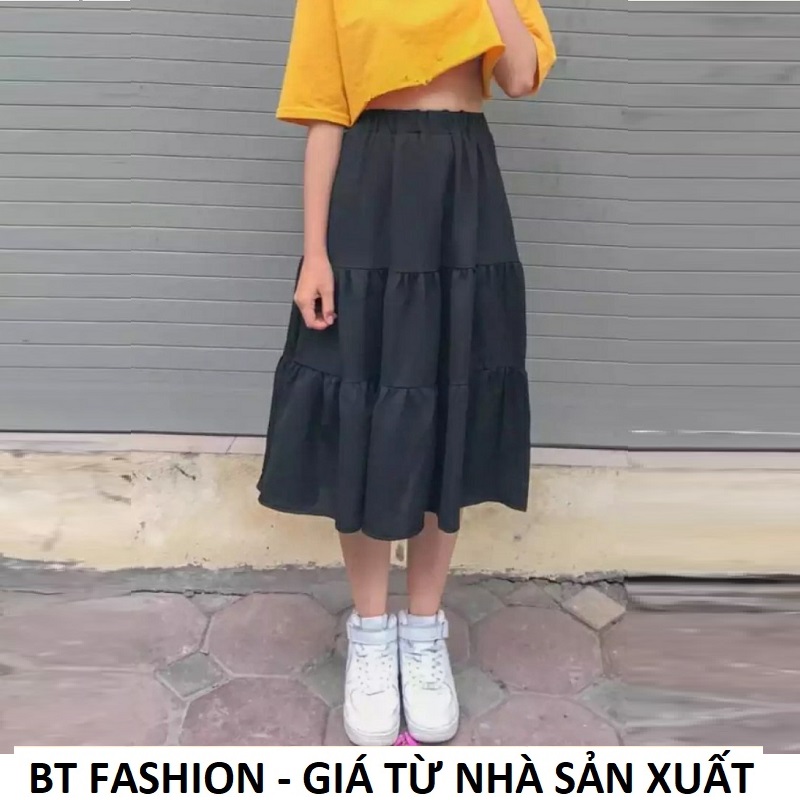 Chân Váy Dài Voan Thời Trang Hot - BT Fashion (3T) SE08- Có lót bên trong - Mua thêm Áo bên dưới để phối theo bộ