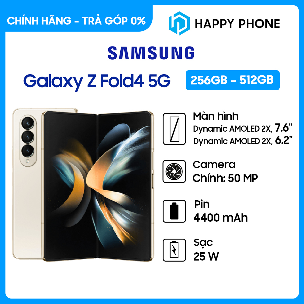 Điện Thoại Samsung Galaxy Z Fold4 5G - Chính Hãng, Mới 100%, Nguyên seal