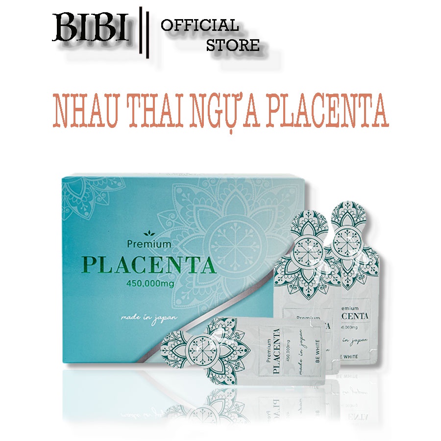 Nhau thai ngựa đua tổ yến Premium Placenta Be White Nhật Bản