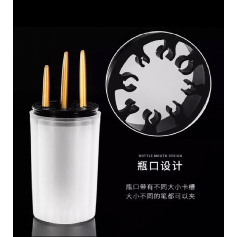 Ly rửa cọ nail giúp rửa sạch và bảo vệ cọ tốt️️