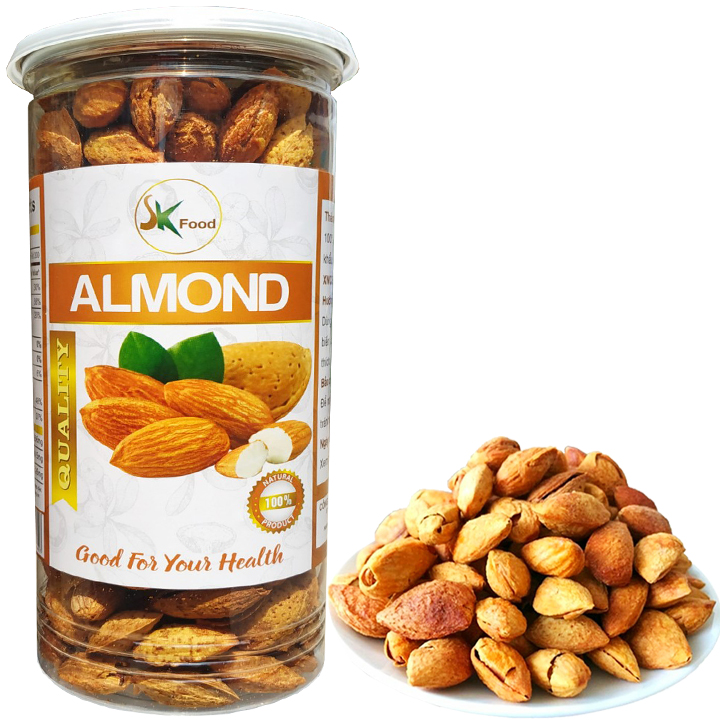 [HCM]HẠNH NHÂN RANG BƠ MỎNG VỎ THƯỢNG HẠNG