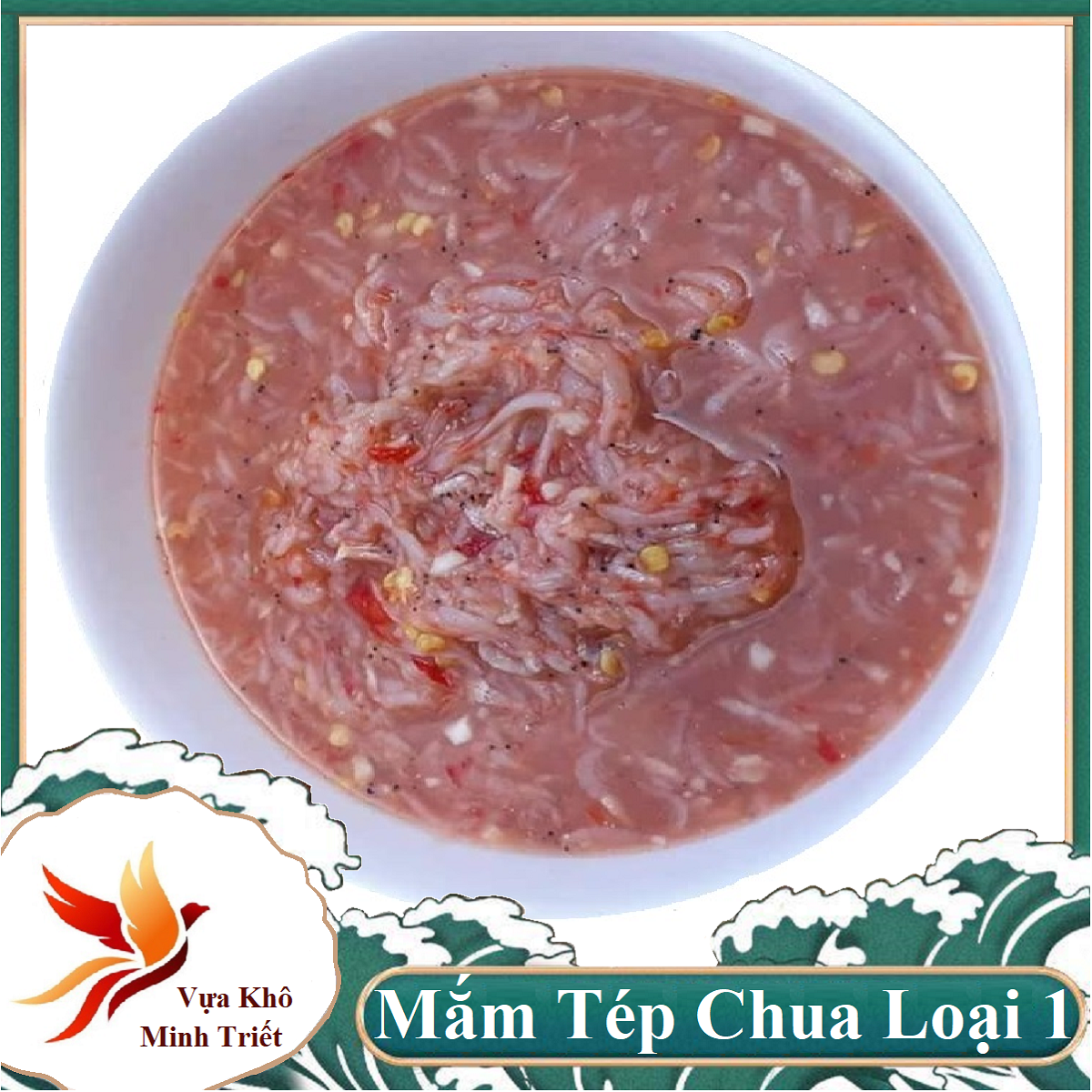 Ruốc biển chua dùng ngay mắm tép chua loại 1 minh triết- vựa khô minh triết