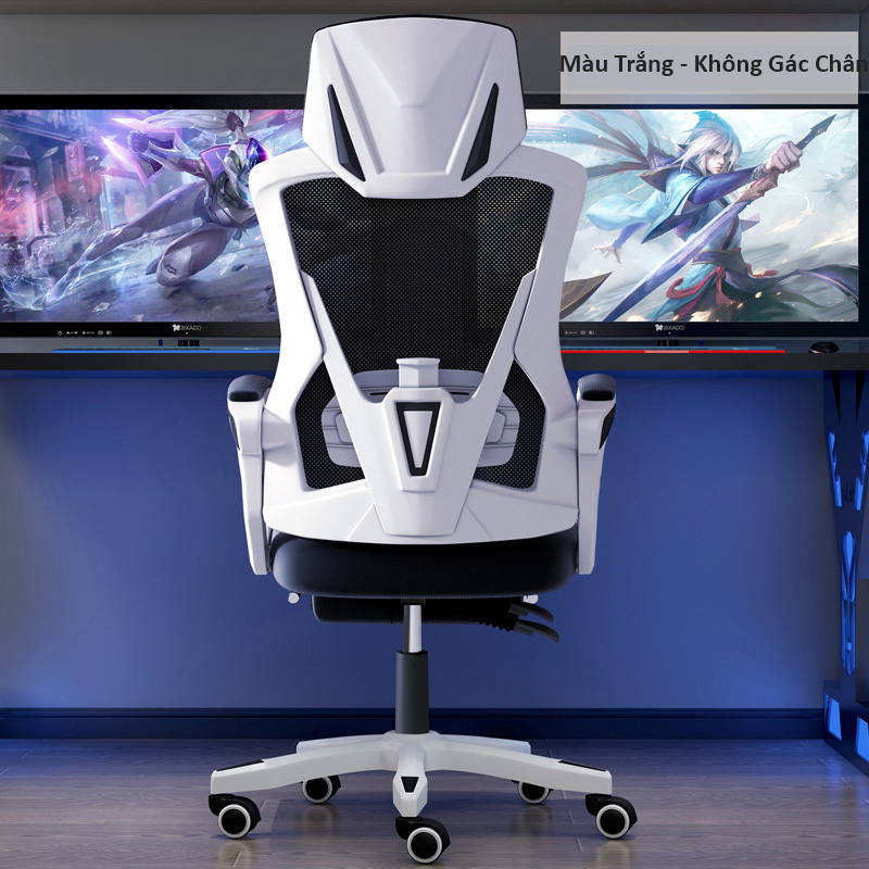 Ghế Gaming-Ghế Xoay Chơi Game Nâng Hạ Ngả Lưng Tiện ích GVP-220 - Có Gác Chân