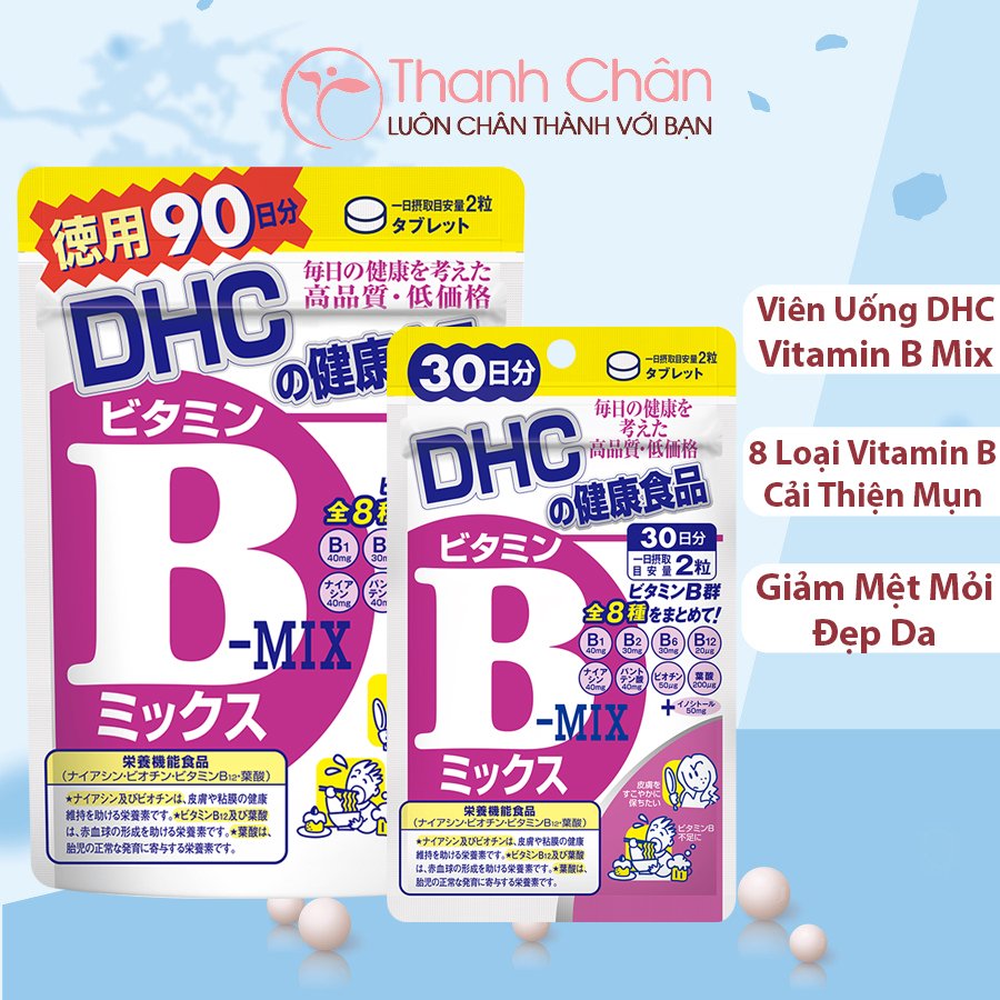 Viên uống Vitamin B tổng hợp DHC Vitamin B Mix