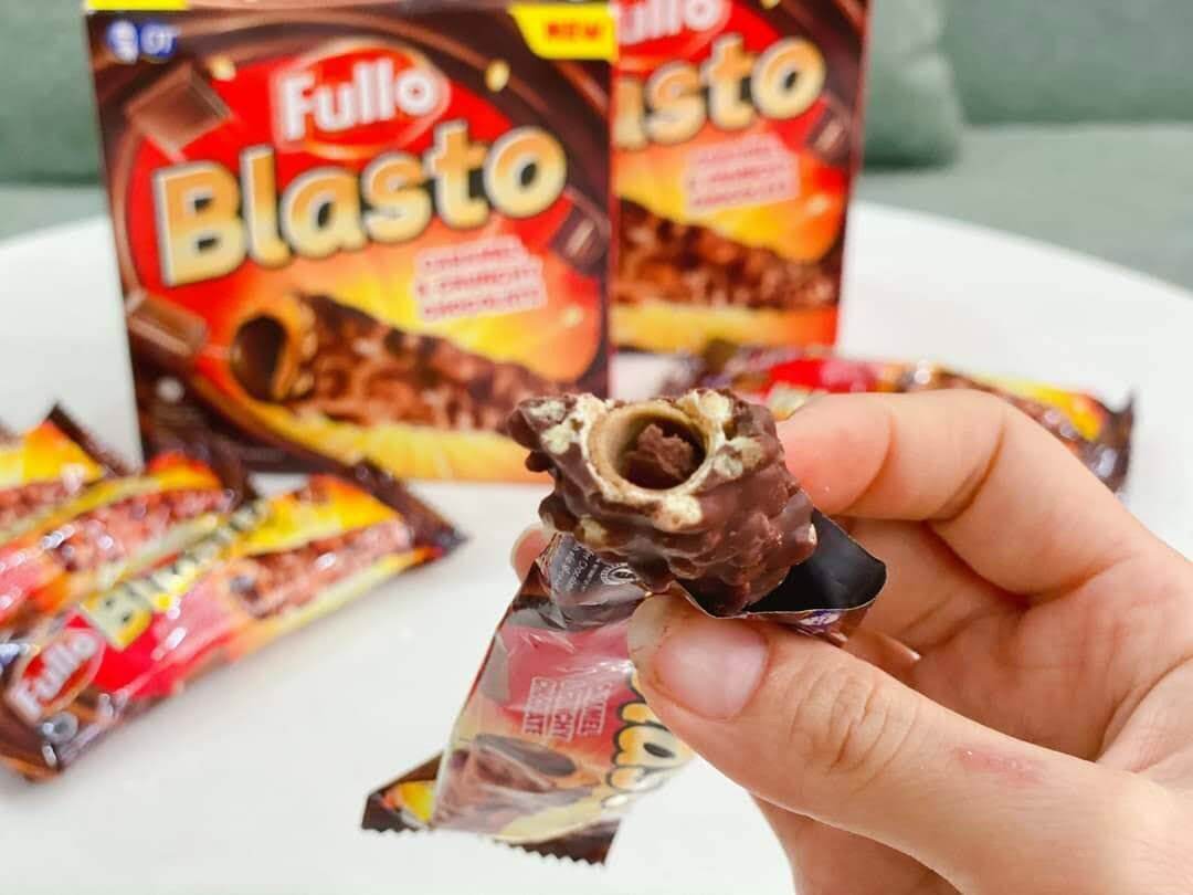 Bánh xốp socola fullo blasto hộp 15 gói*18g