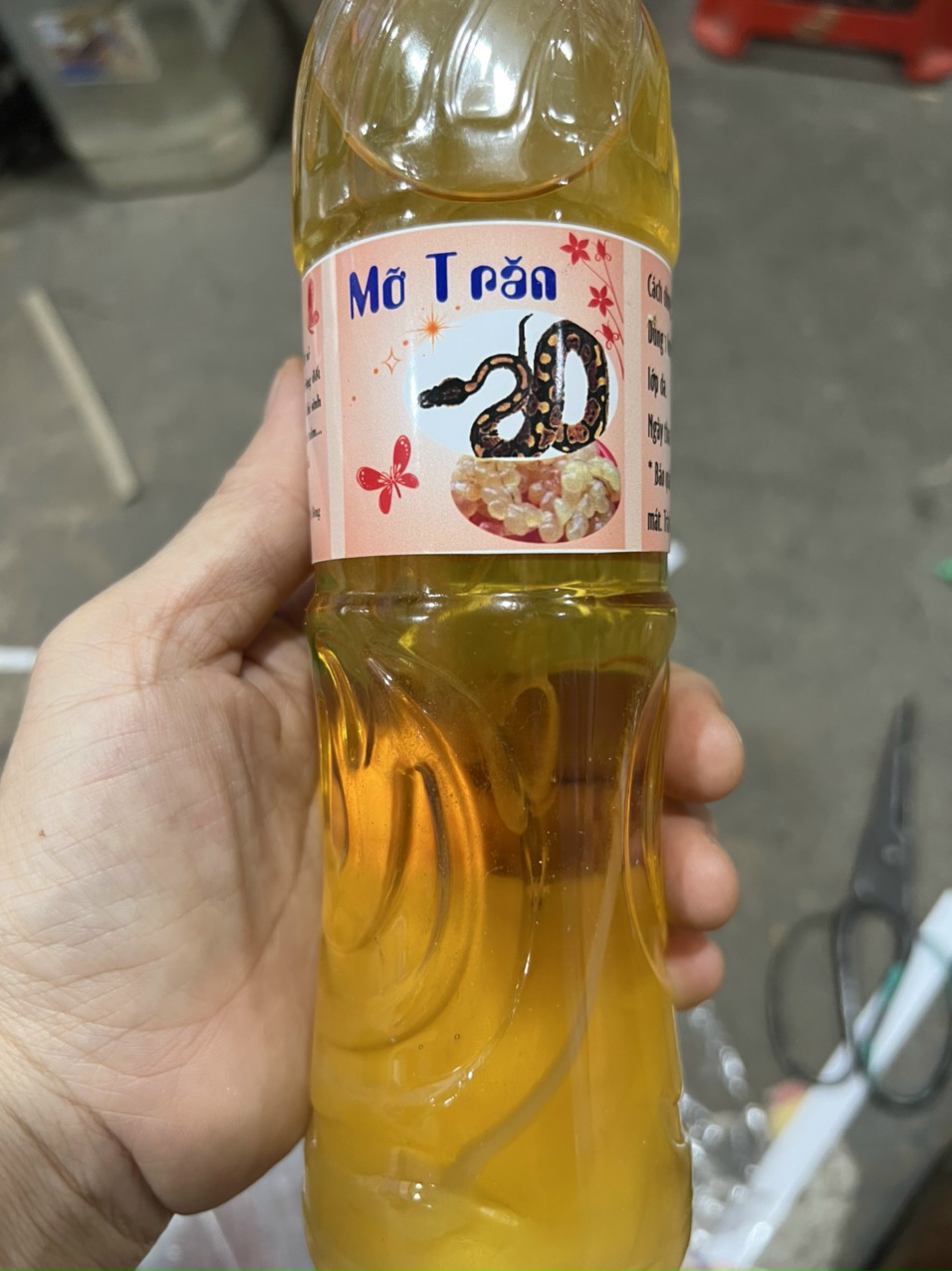 Mỡ trăn nguyên chất 100%