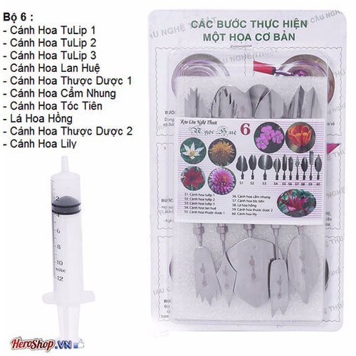 [HCM]Bộ 10 Dụng Cụ Làm Thạch Rau Câu 3D Nghệ Thuật