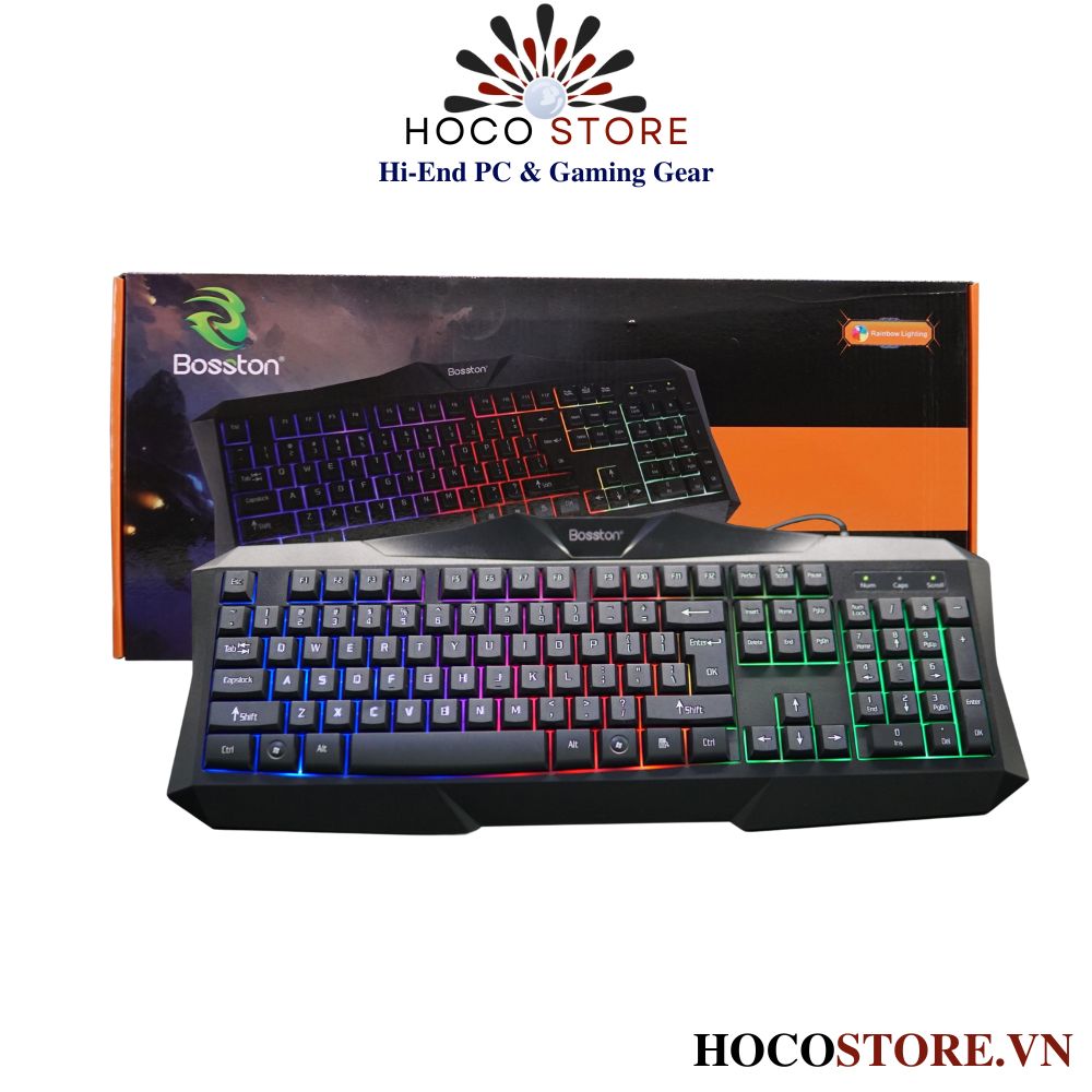 Phím Bosston X19 LED - HOCO STORE PC