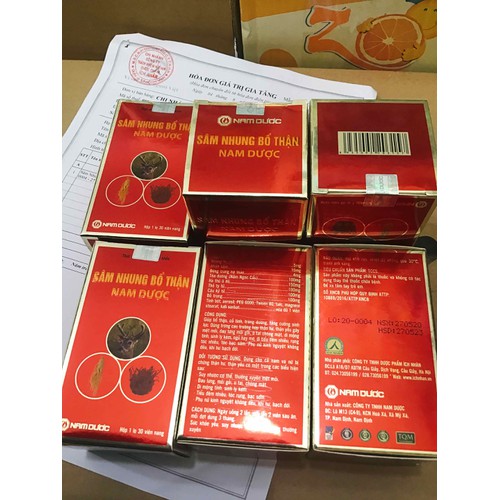 sâm nhung bổ thận nam dược