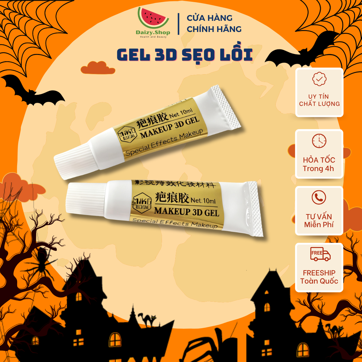 Gel Tạo Sẹo Lồi Hóa Trang SFX, Cosplay, Scar 3D Gel