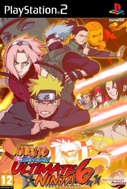Đĩa chơi game ps2 naruto ultimate ninja phần 6