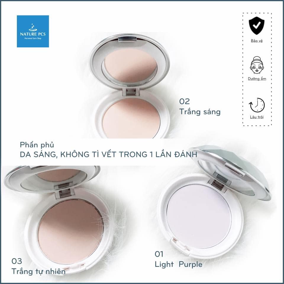 Phấn phủ dạng nén mỏng nhẹ kiềm dầu Naris Ailus Stress Free Nhật Bản 120g