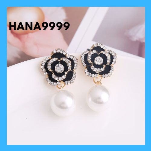 [HCM]Bông tai nữ kim bạc s925 cao cấp thiết kế bông hồng xinh xắn trang sức dự tiệc đi chơi sang chảnh