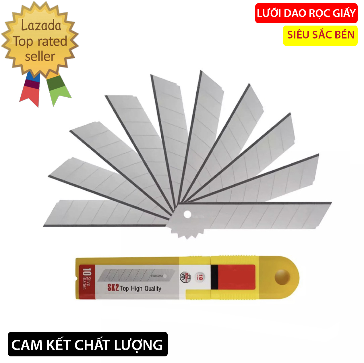 Lưỡi dao rọc giấy SK5 cỡ lớn - Lưỡi dao dọc giấy