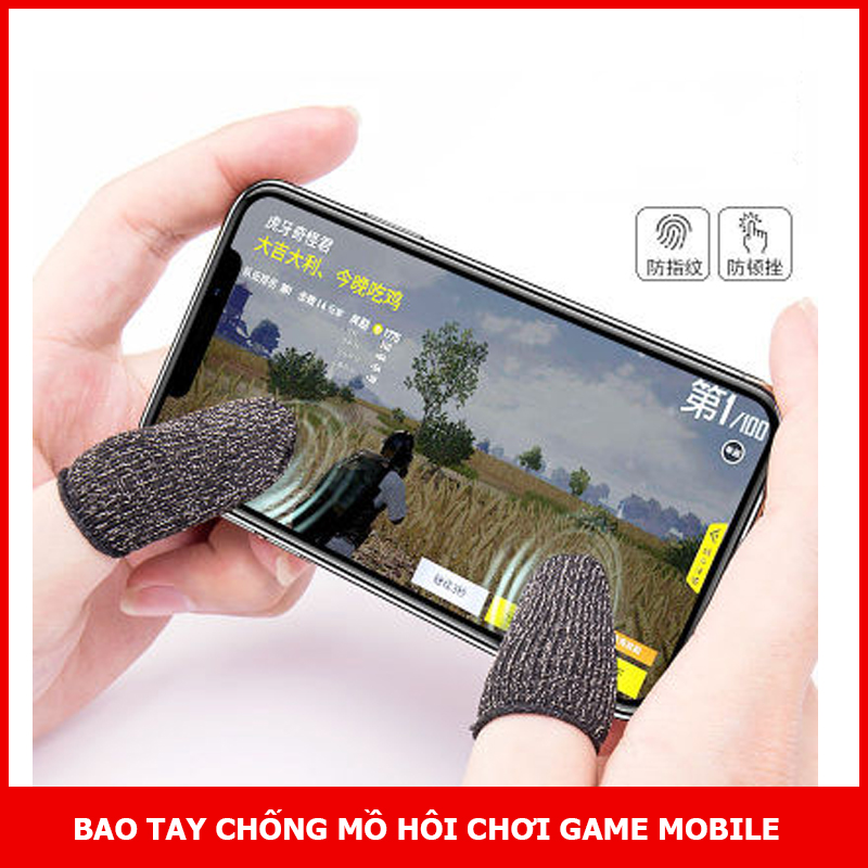 [2 Chiếc] Bao tay chơi game chống mồ hôi - găng tay chơi game - bao đầu ngón tay-bao ngón tay chơi game chống mồ hôi- Bao tay chơi game