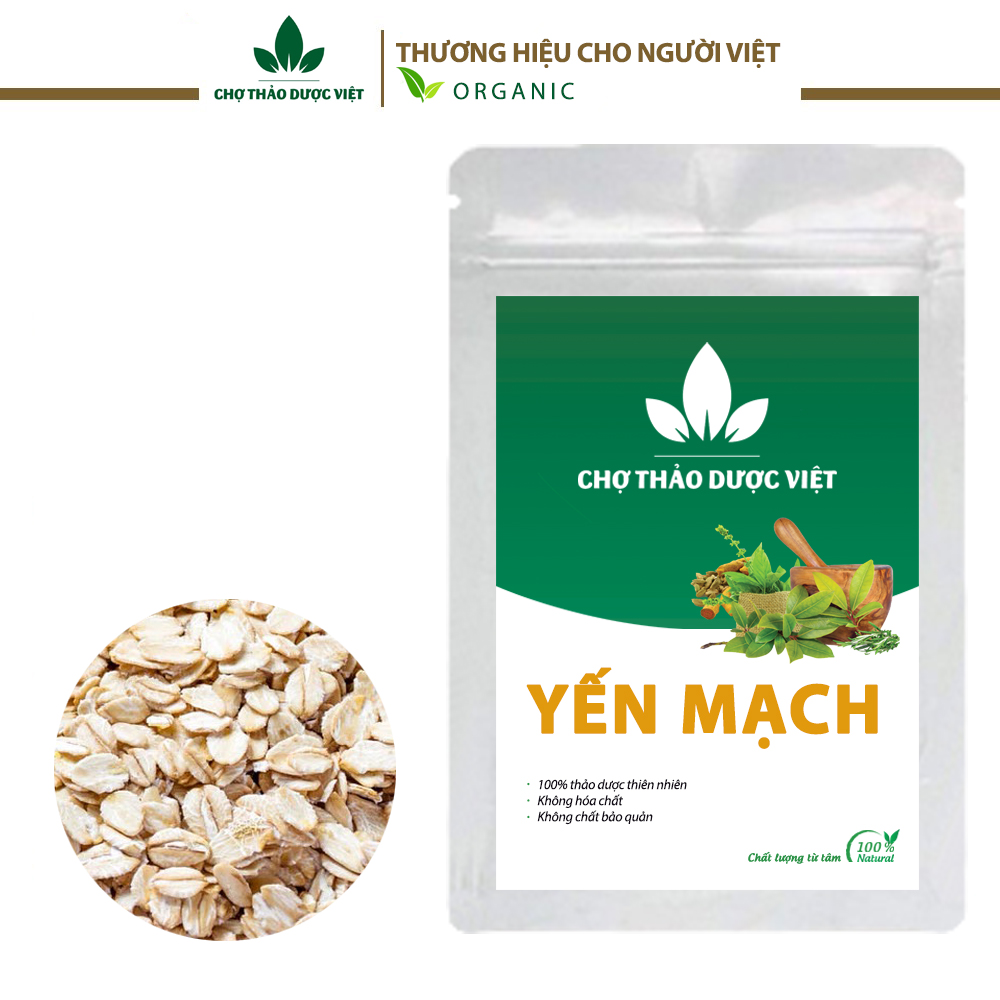 Yến mạch cán dẹt nguyên chất 1kg - Chợ Thảo Dược Việt