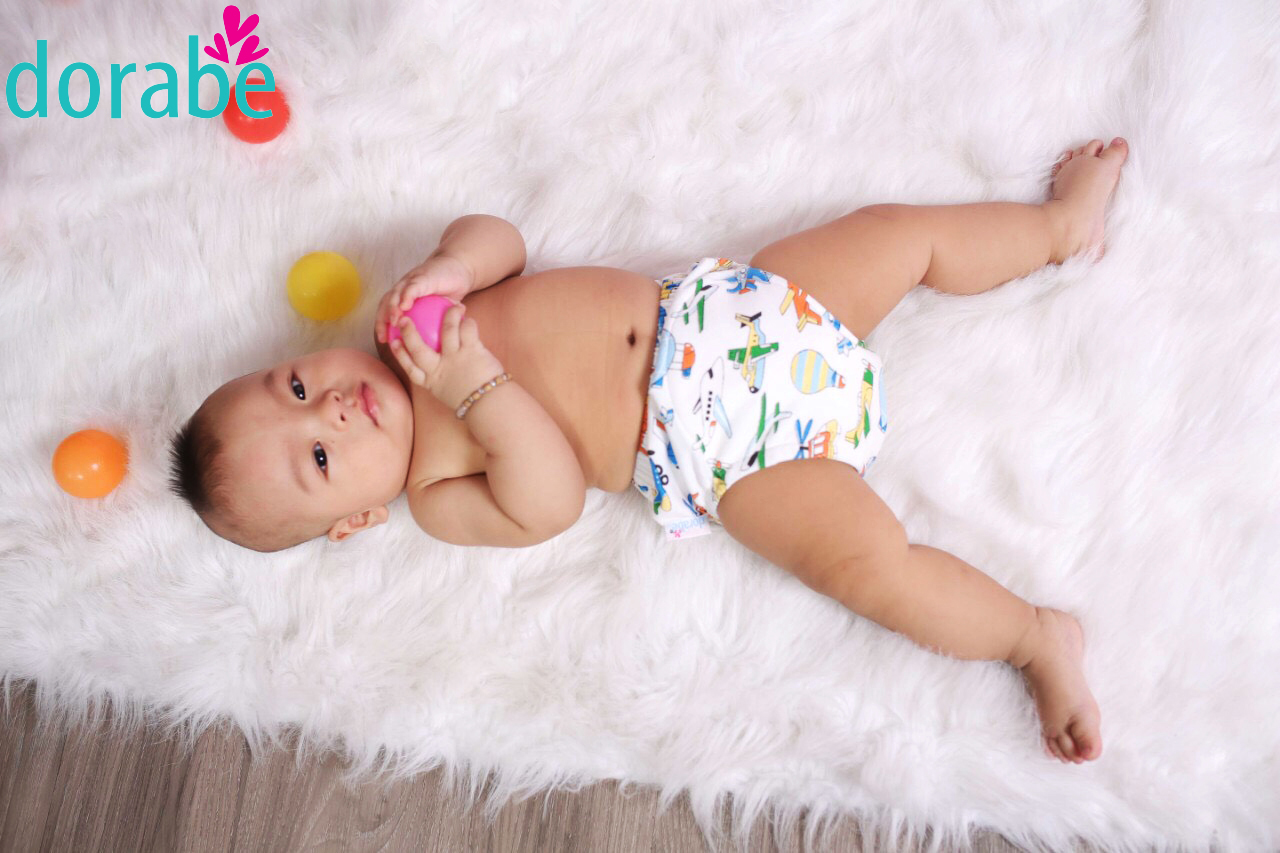 [HCM]COMBO 5 QUẦN BỈM DORABE LOẠI 7 LỚP SIZE 4 (8-12KG)