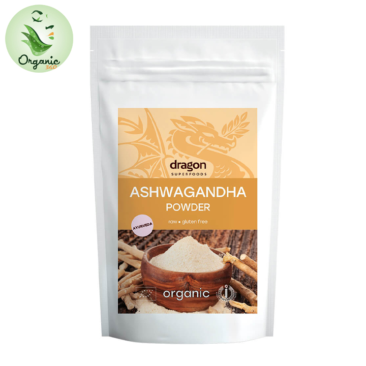 Dragon Superfoods Organic Ashwagandha Indian Ginseng Powder 200g