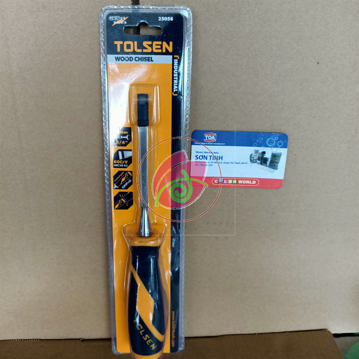 ĐỤC Gỗ CÁN NHỰA (CÔNG NGHIỆP) 6mm TOLSEN 25056