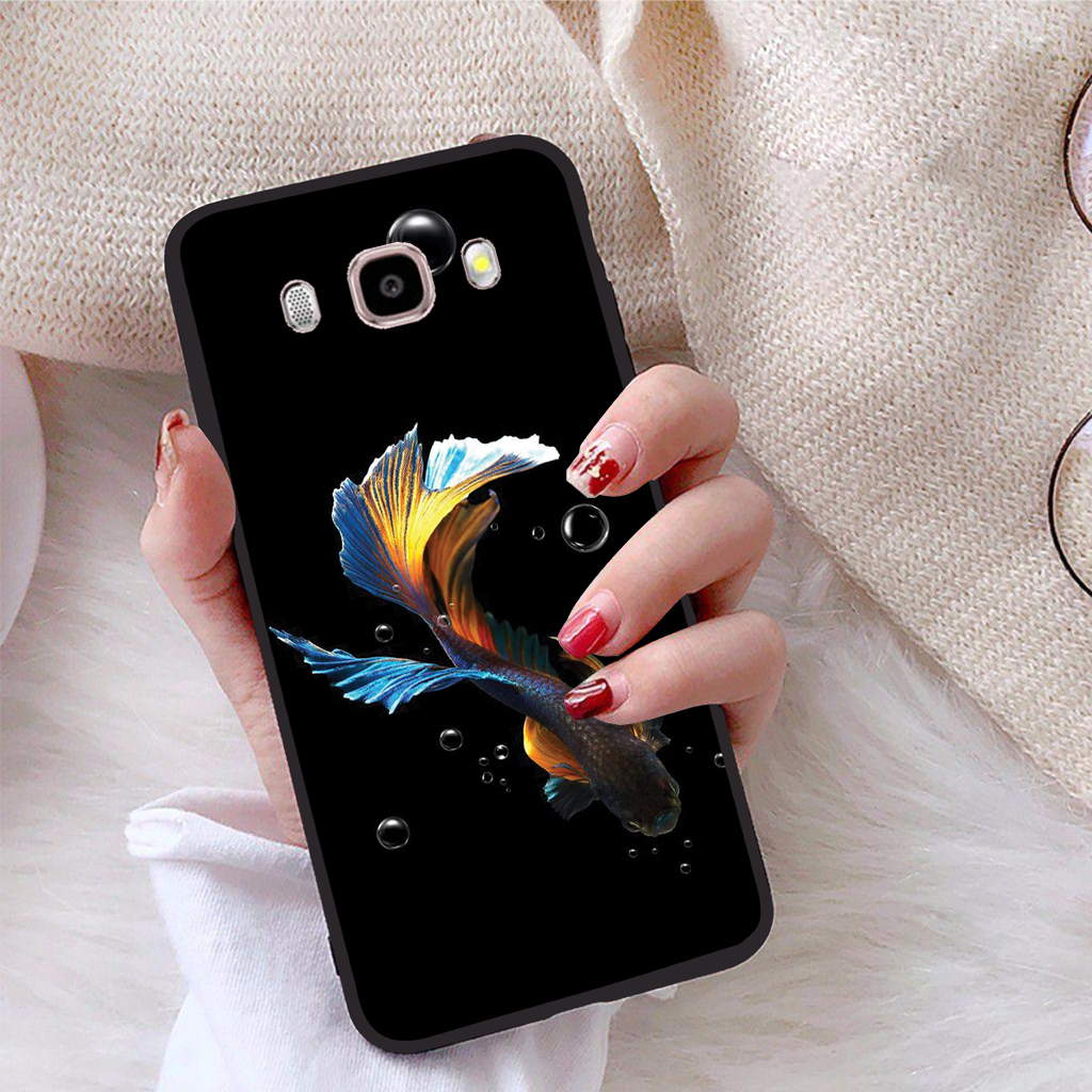 Ốp lưng icase dành cho samsung galaxy j5 2016 viền dẻo tpu bst fish art