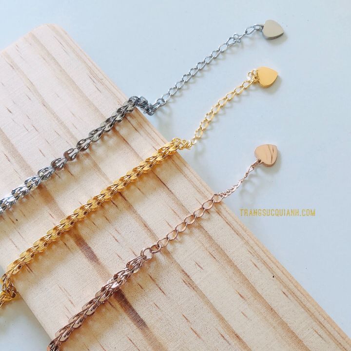 Lắc tay titan đuôi phụng xinh đẹp