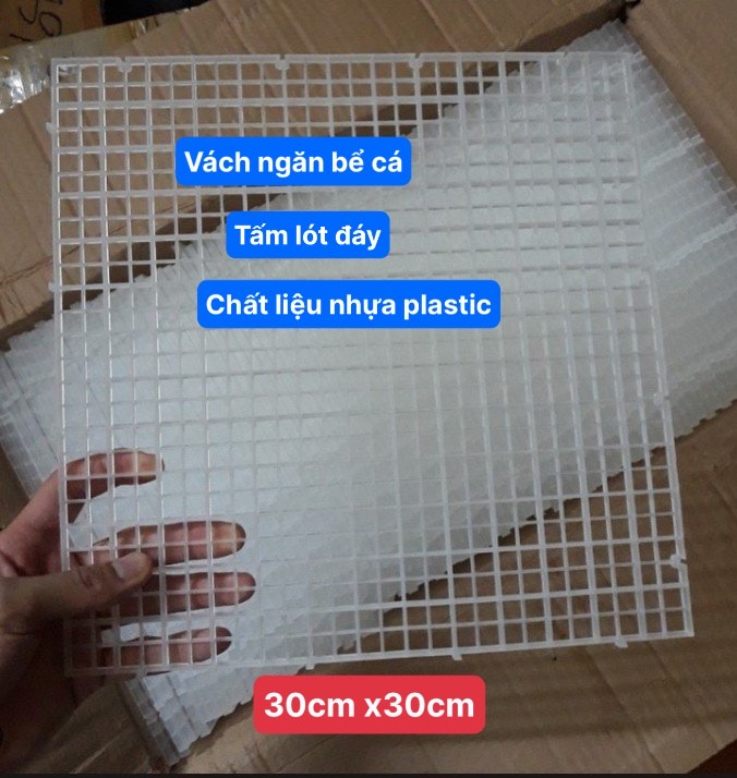 Tấm Vách Ngăn Bể Cá - Tấm Đậy Nắp Bể - Hít Vách Ngăn Hồ Cá