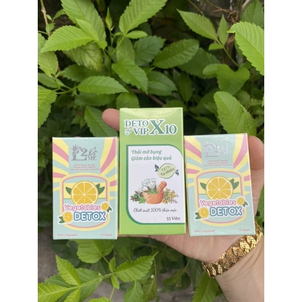 Bộ 2h chanh xổ mỡ thái + detoxx10 ban đêm