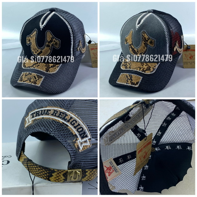 Mũ lưỡi trai - nón kết ông địa U da phối lưới True thời trang nam