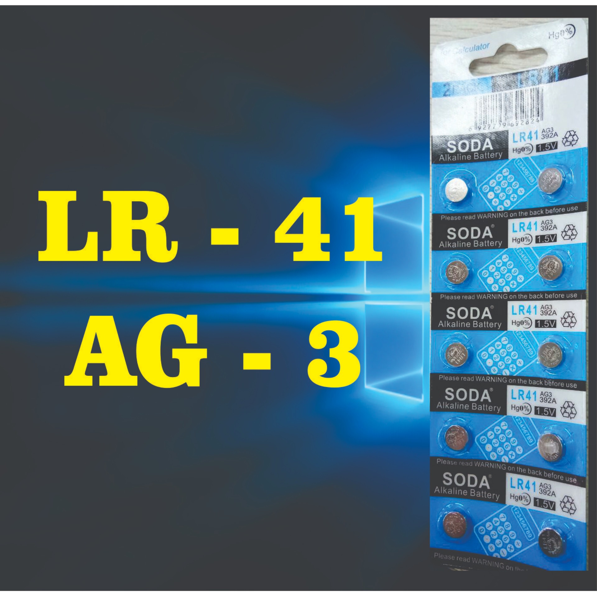 Vĩ 10 viên pin cúc áo lr - 41
