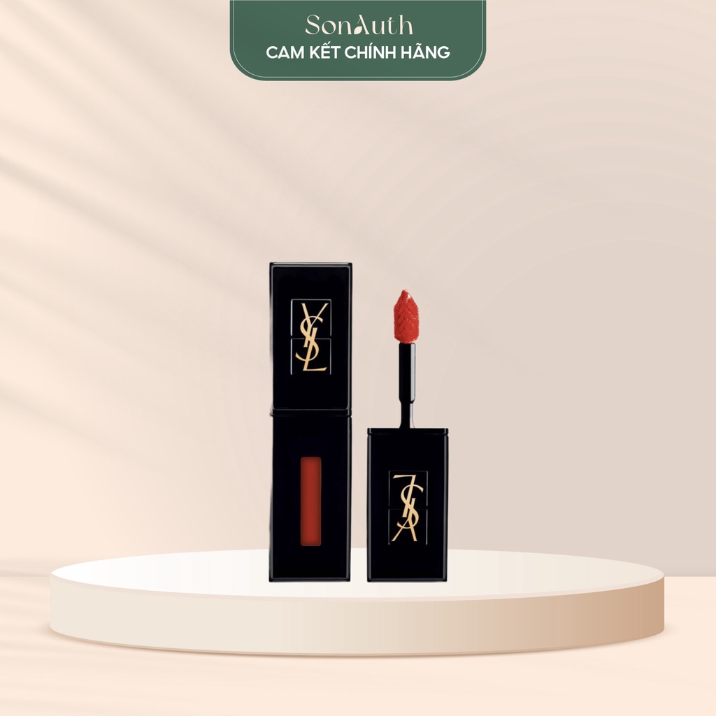 Son kem YSL Rouge Pur Couture Vinyl Cream Creamy Lip Stain - 416 Psychedelic Chili