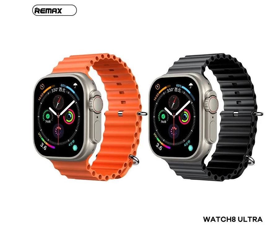 Đồng hồ thông minh smart watch Remax Watch 8 Ultra theo dõi sức khoẻ - kiểu dáng mạnh mẽ / chống nước IP68/ cảm ứng / nhiều chức năng (2 màu) Ful chức năng – Bảo Hành 12 Tháng