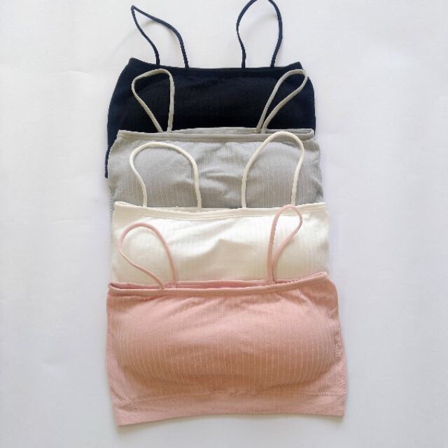 Áo lót bra chất cotton thun siêu mềm mịn thoải mái 4