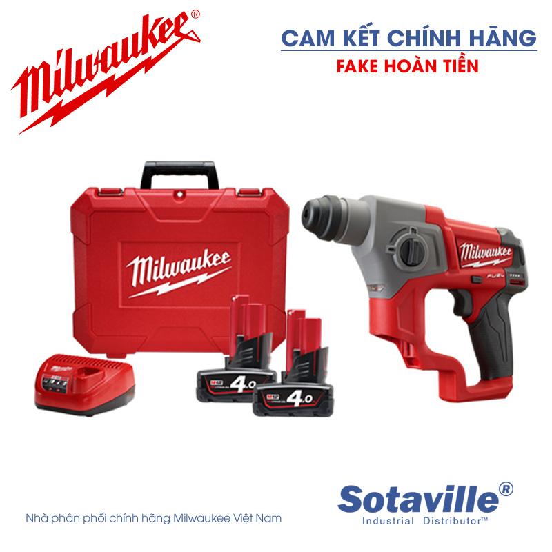 Máy khoan búa milwaukee m12 ch-0c