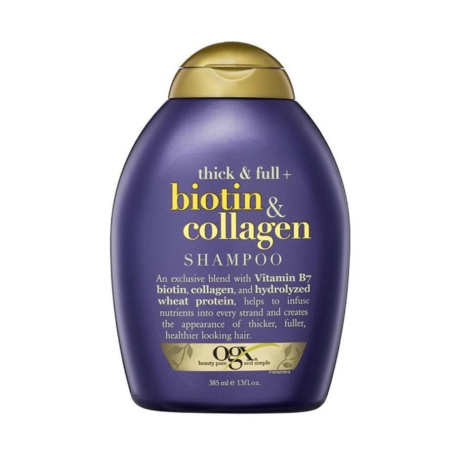 DẦU GỘI BIOTIN COLLAGEN OGX GIẢM RỤNG TÓC, KÍCH THÍCH MỌC TÓC 385ML - NHẬP KHẨU MỸ