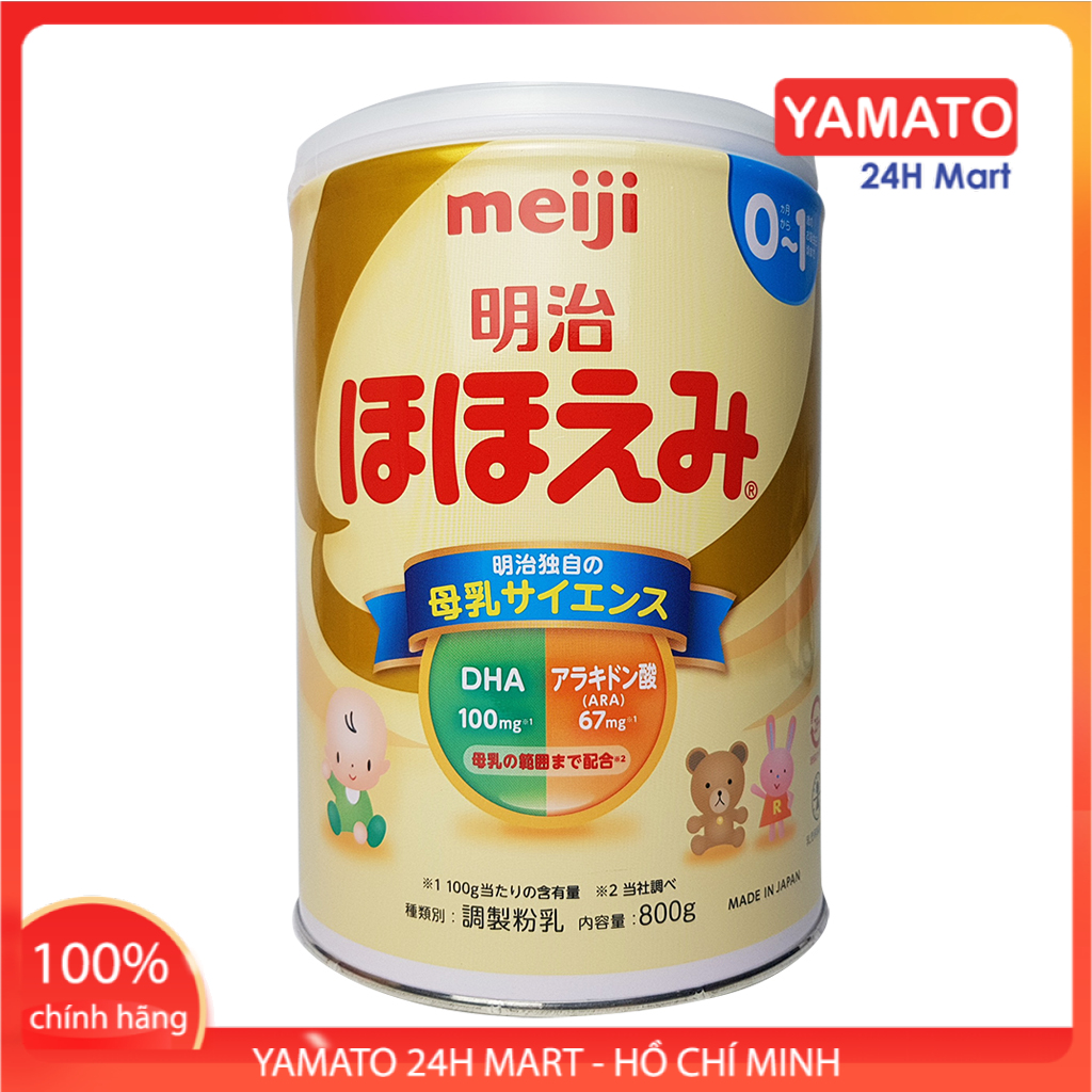 Sữa Meiji Số 0 800g Nhật Bản Cho Bé 0-1 tuổi, Sữa Nhật, Sữa Tăng Cân Cho Bé, Sữa tăng Chiều Cao Cho bé, Sữa Bột Cho Bé, Sữa Meiji Số 0