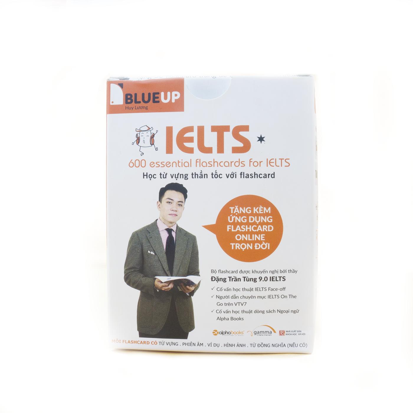 Thẻ học từ vựng thần tốc Flashcards - Blue Up - 600 Essential Flashcards For Ielts - Phần 1