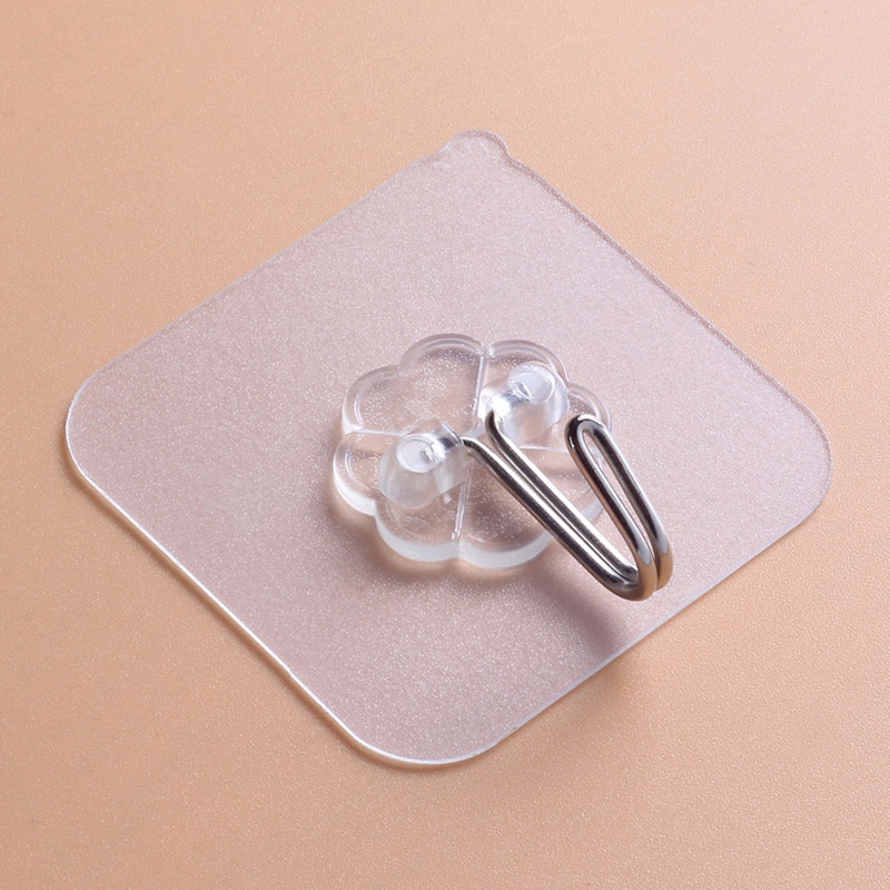 [SIÊU DÍNH] Móc dán tường trong suốt siêu dính đa năng, chịu lực lên tới 10kg, Độ bám dính tốt Dễ sử dụng Dán được trên nhiều bề mặt
