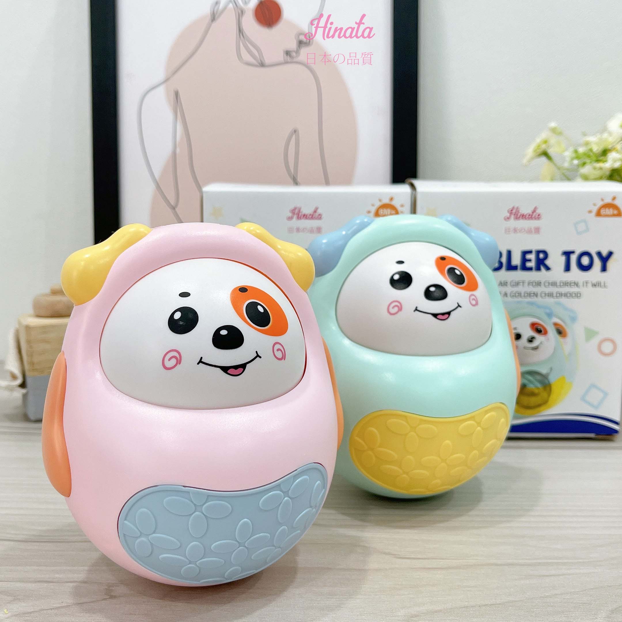 Lật đật chú cún đáng yêu DC56 Hinata Nhật Bản