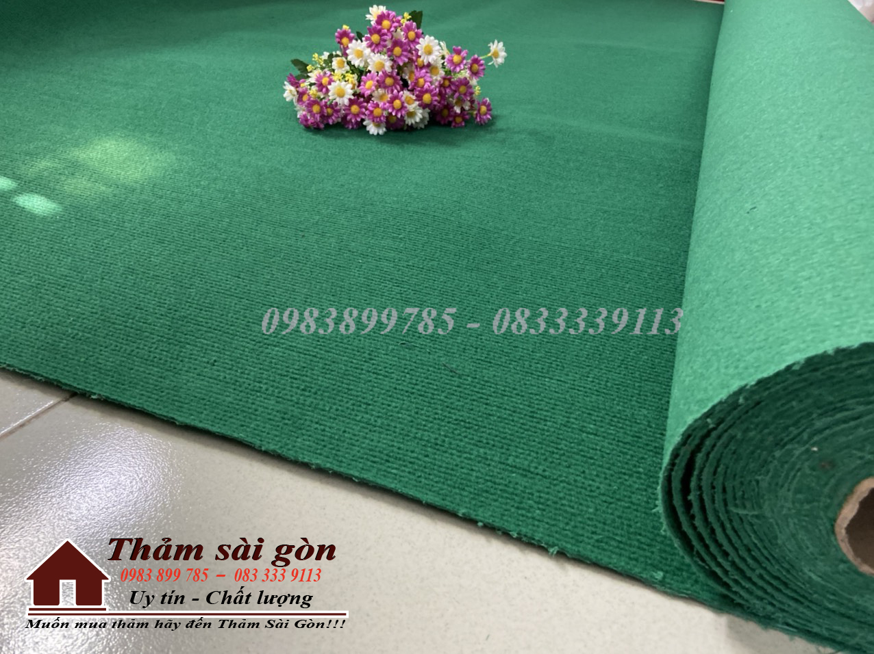 [2mx0.5m] [KHO THẢM NỈ] THẢM NỈ TRẢI SÀN, SỰ KIỆN XANH LÁ