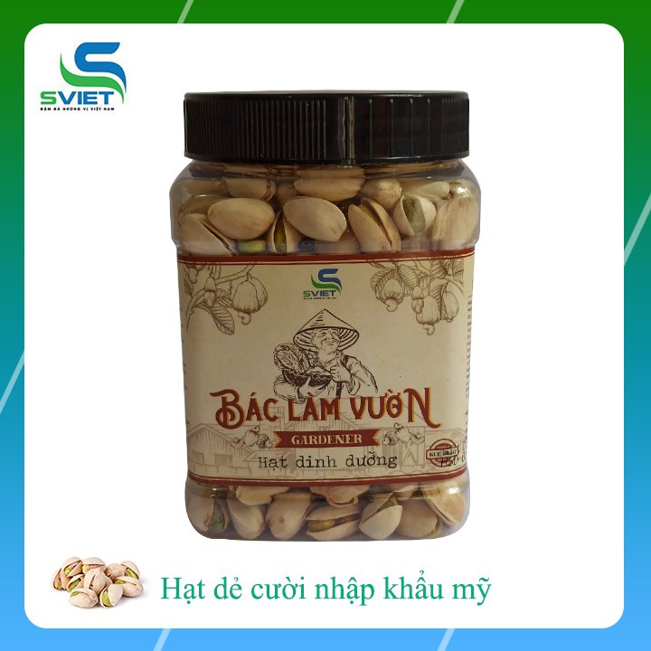 Hạt dẻ cười không tẩy trắng hàng nhập khẩu mỹ , dùng ăn vặt, ăn chay, ăn kiêng thực dưỡng - hộp 500g
